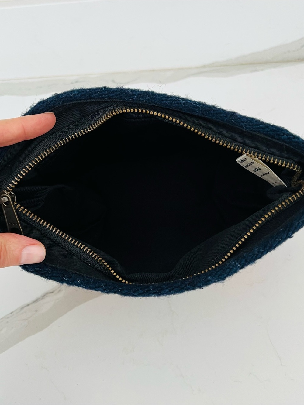 MZ Made Eagle Eye Handwoven Wool Pouch - Picture 10 of 12